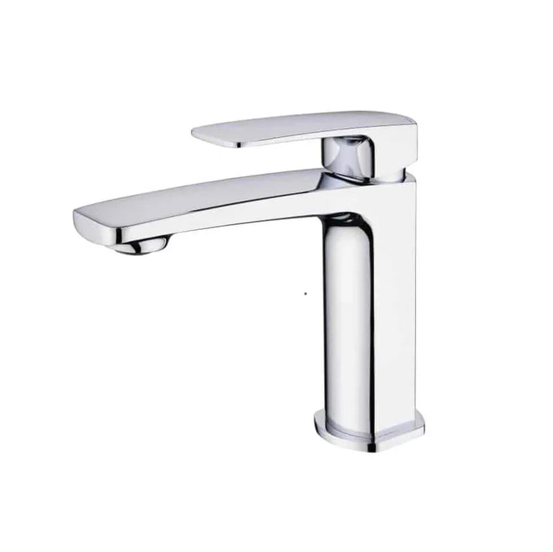 BM13 Bench Mount Soft Square Basin Mixer - Various Colours