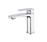 BM13 Bench Mount Soft Square Basin Mixer - Various Colours