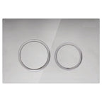 Round Button Flush Plate for R&T In-Wall Cistern Toilet - Chrome