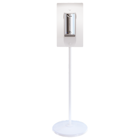 Hygiene Station Kit in White and Satin Stainless Steel - ML_HYGSTATION_WHT_SS