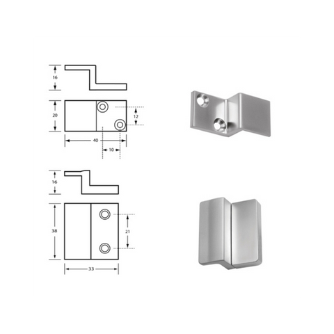 200A Safety Turn Lock & Indicator Set in Satin Chrome Plate - 200A_LOCK_SCP