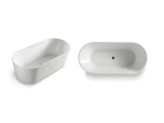 Oval Freestanding Bath 1500 / 1700 mm - Matte White