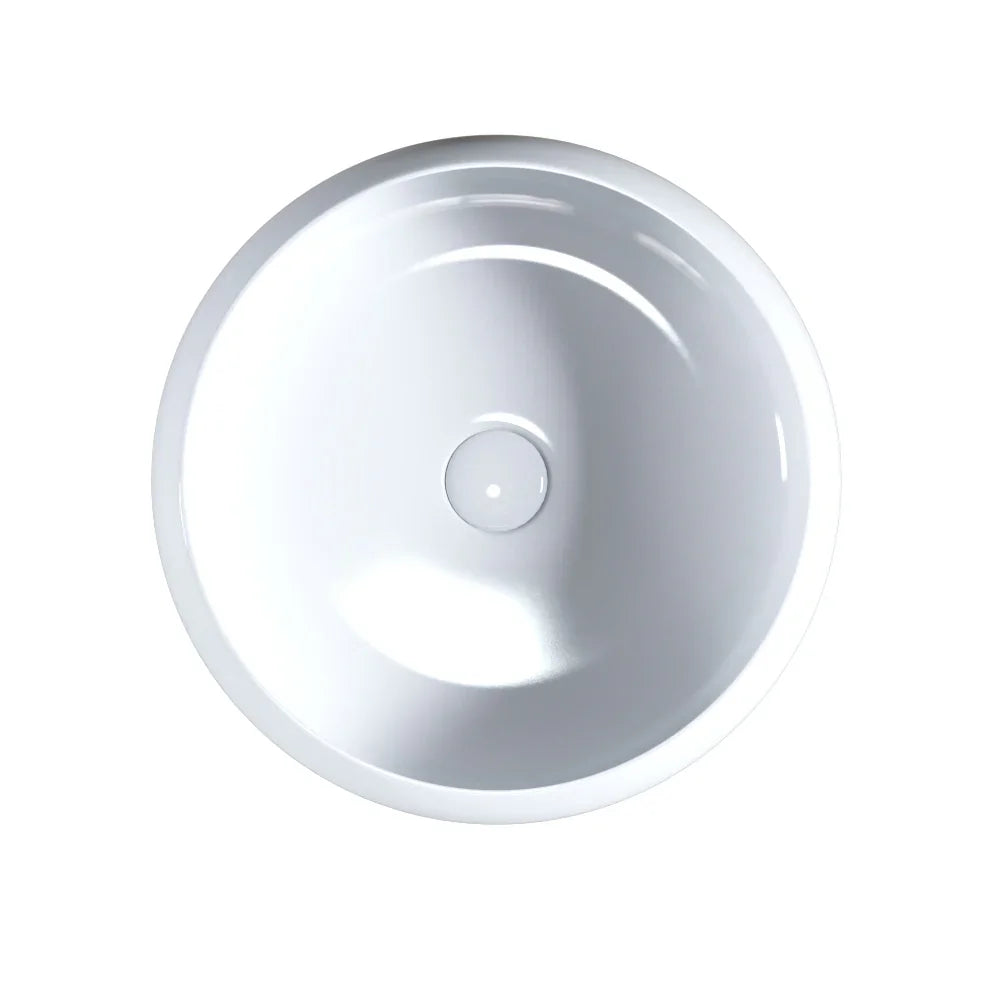 Dune Round Above Counter Ceramic Basin 400x400mm - Various Colours