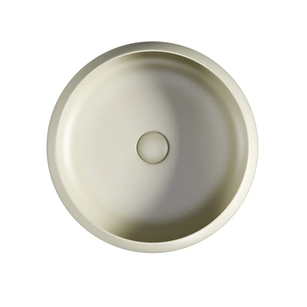 Dune Round Above Counter Ceramic Basin 400x400mm - Various Colours