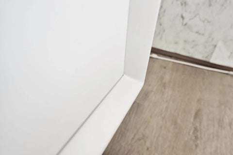 BV08WH Extra Deep (520mm) Matt White Fingerpull Wall Hung Vanity - 900 / 1200 / 1500mm
