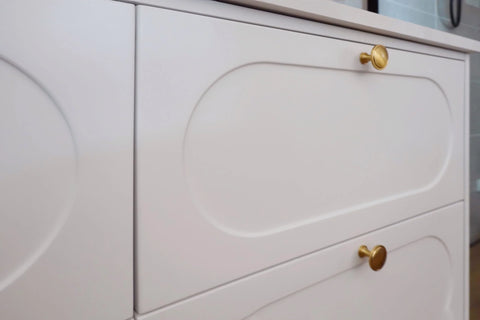 BV18WH (520mm Depth) Matt White Shaker Wall Hung Vanity - 1500mm