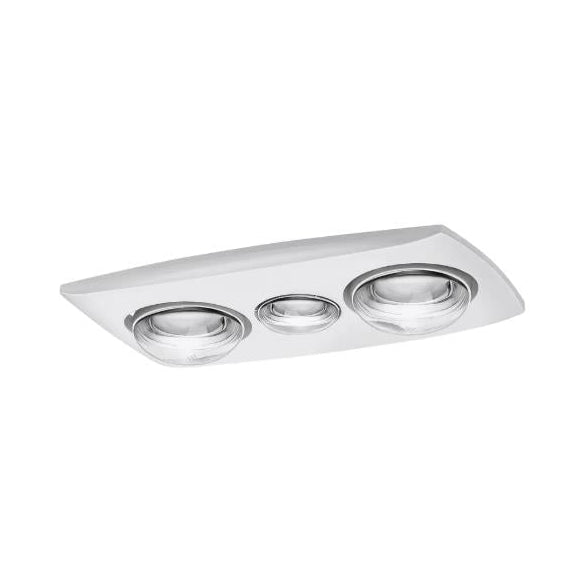 Exhaust Fan/Light/Heater 3-in-1 Bathroom Heater with 2 Heat Lamps (HC1LW)