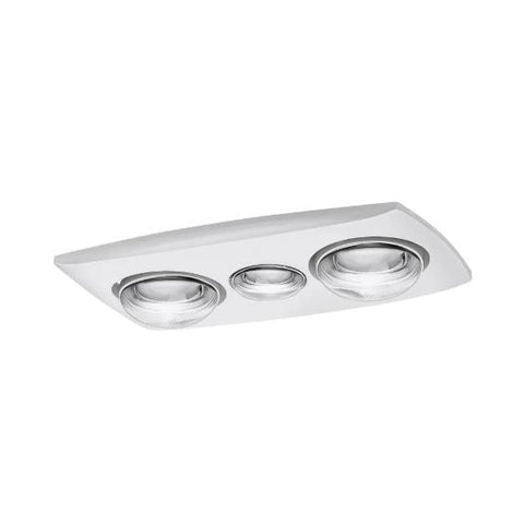 Exhaust Fan/Light/Heater 3-in-1 Bathroom Heater with 2 Heat Lamps (HC1LW)