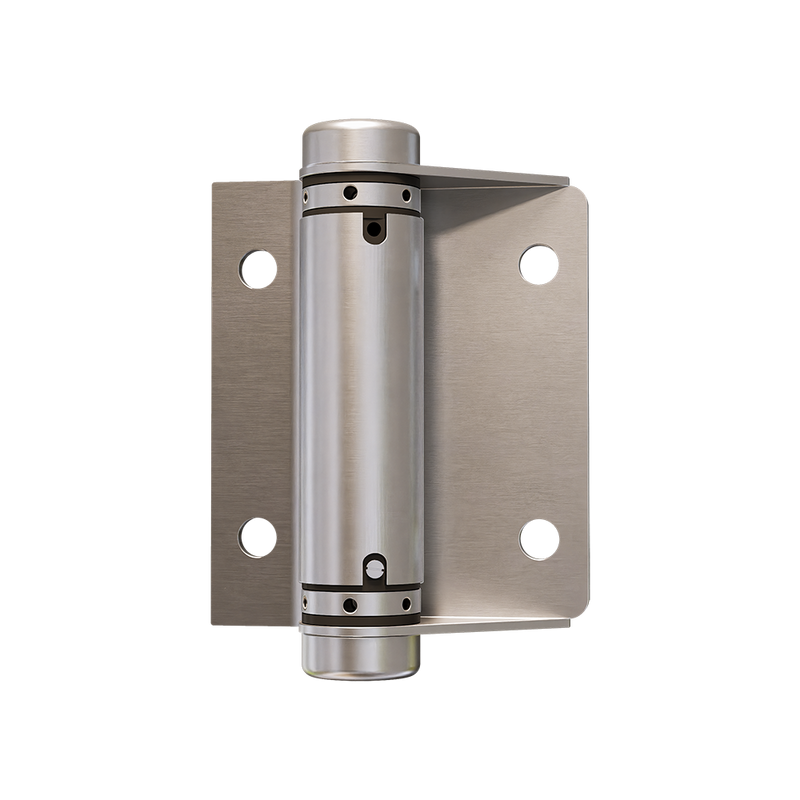 209B Spring Hinge Visible Fix in Satin Stainless Steel - 209B_HC_SS