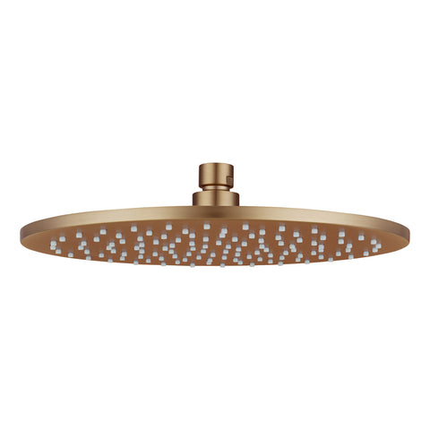 Round Overhead Shower Head 250mm (Brass Made) - Various Colours