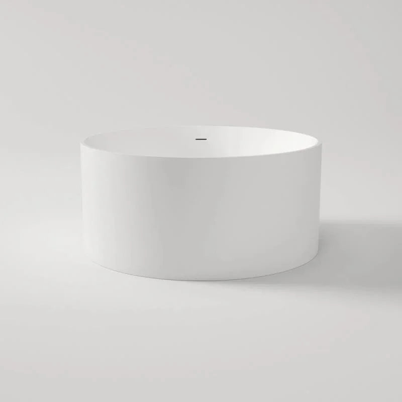 Round Freestanding Bath 1280mm - Gloss White