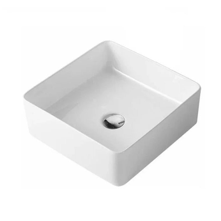 Seraph Square Above Counter Ceramic Basin 360x360mm - Various Colours