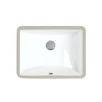 Zenith Rectangular Undermount Ceramic Basin 460 x 335mm