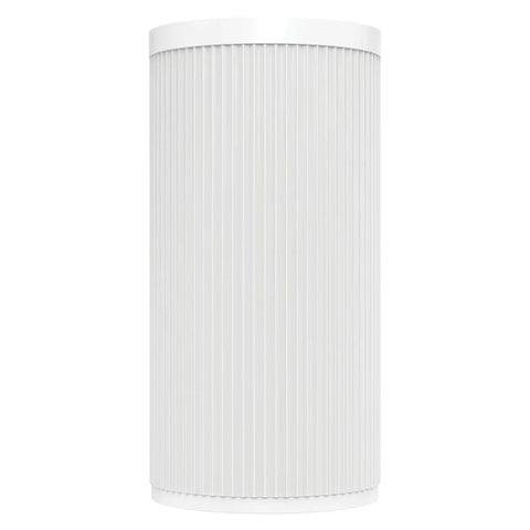 Corallo Fluted Matte White Solid Surface Freestanding Basin 450x450mm - Various Colours