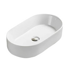 Solis Above Counter Ceramic Basin 525x300mm - Various Colours