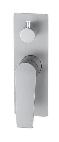 SMD12 Soft Square Shower / Bath Mixer with Diverter - Various Colours