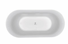 Bondi Oval Freestanding Bath 1600 / 1800 mm - Gloss White