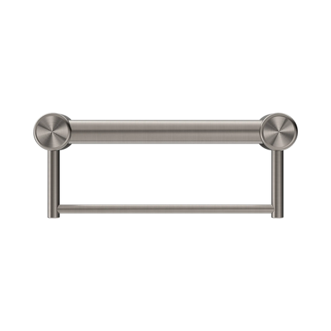 Mecca Care Grab Rail Straight 300mm with Towel Holder - Various Colours