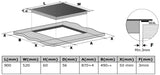 Carysil Built-In Induction Hob Cooktop 90CM