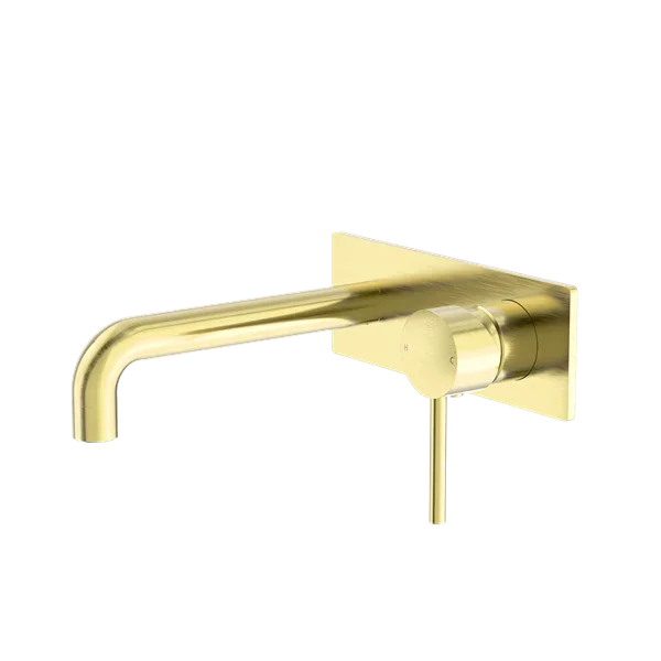 Nero Tapware WBM08 Dolce Round Wall Basin/Bath Mixer Set with Spout - Various Colours