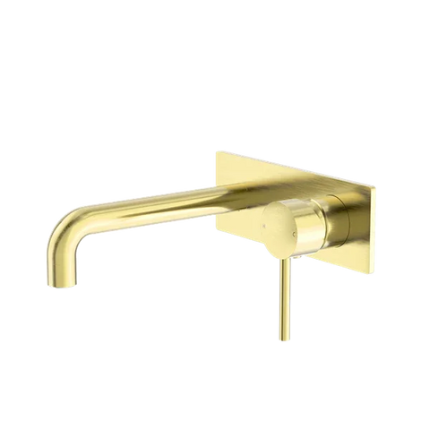 Nero Tapware WBM08 Dolce Round Wall Basin/Bath Mixer Set with Spout - Various Colours