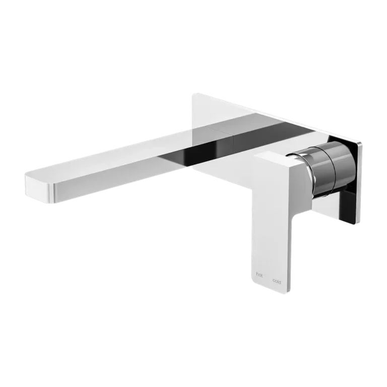 Nero Tapware WBM09 Celia Square Wall Basin/Bath Mixer Set with Spout - Various Colours