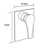 Chrome Shower Mixer (OS85W) - Floor Display Clearance