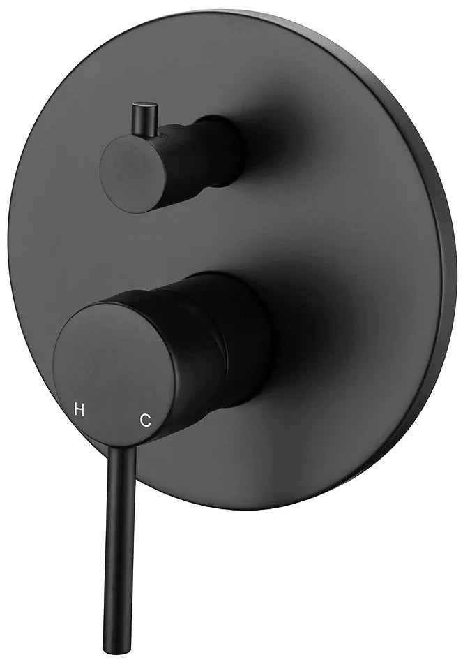 SMD39 Round Shower / Bath Mixer with Diverter - Various Colours