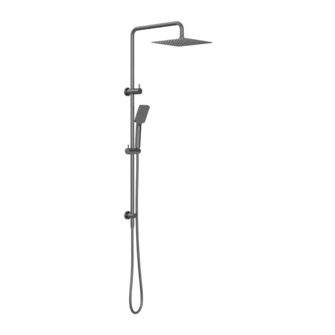 Nero Square Project Dual Shower Rail - Various Colours