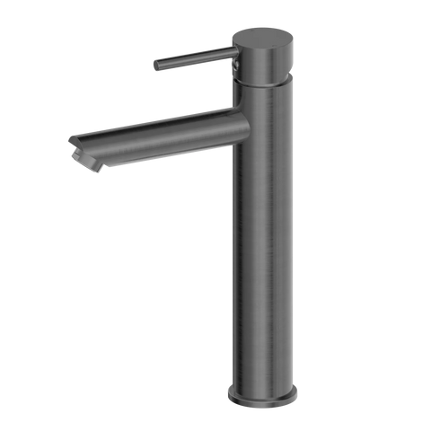 Nero Tapware TBM01 Dolce Round Tall Basin Mixer (Straight Spout) - Various Colours