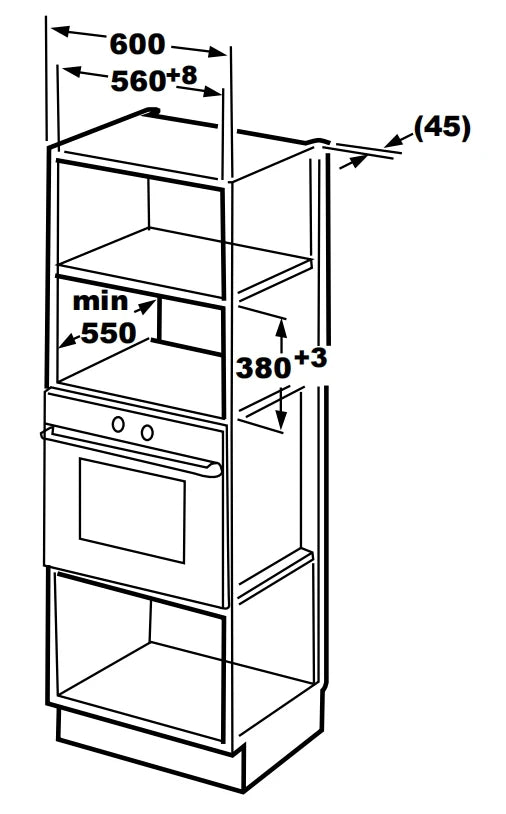 Carysil Built-In Microwave