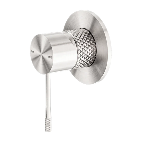 Nero SM36 Opal Cross Hatched Shower / Bath Mixer (80mm Backplate) - Various Colours