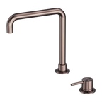 Nero Tapware BM28 Mecca Hob Mounted Basin / Bath Mixer / Kitchen / Laundry Square Swivel Spout - Various Colours