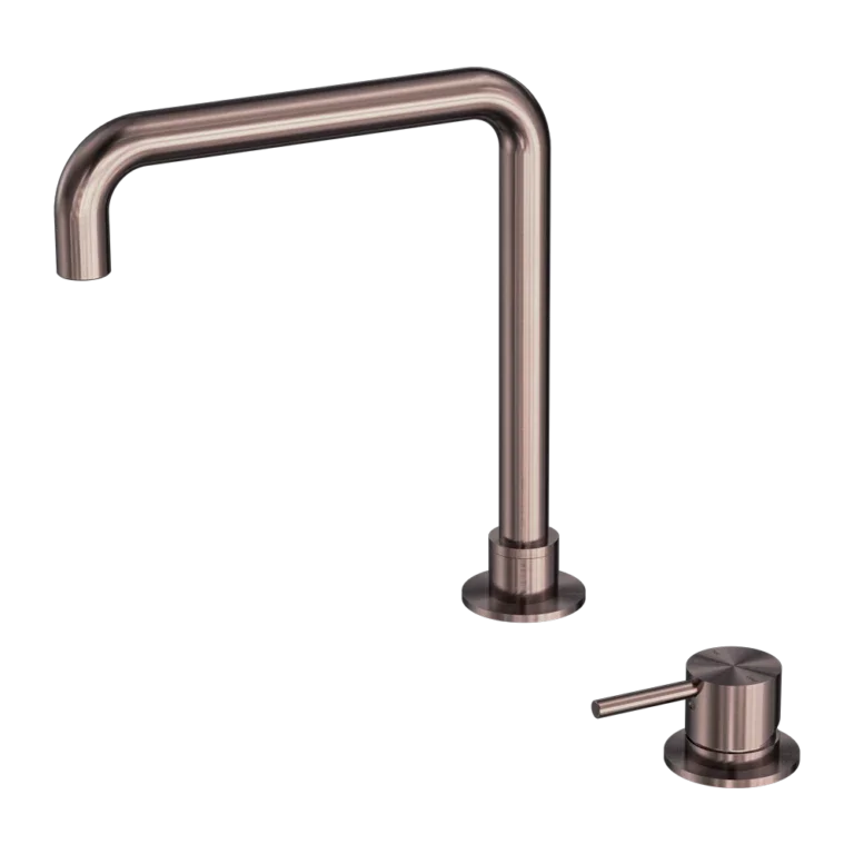 Nero Tapware BM28 Mecca Hob Mounted Basin / Bath Mixer / Kitchen / Laundry Square Swivel Spout - Various Colours