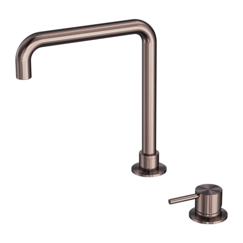 Nero Tapware BM28 Mecca Hob Mounted Basin / Bath Mixer / Kitchen / Laundry Square Swivel Spout - Various Colours