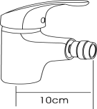 Chrome Bidet Mixer