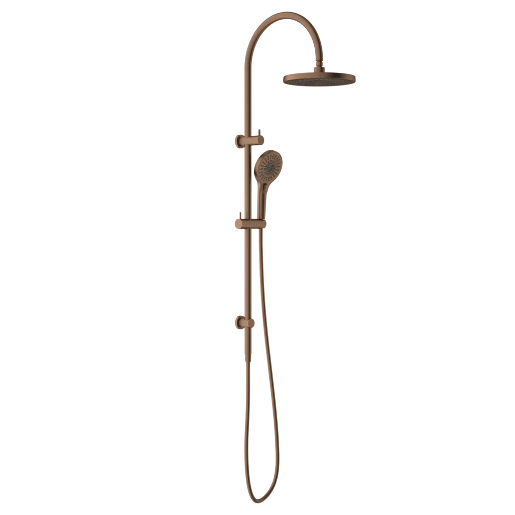 Nero Opal Cross Hatched Dual Shower Rail - Various Colours
