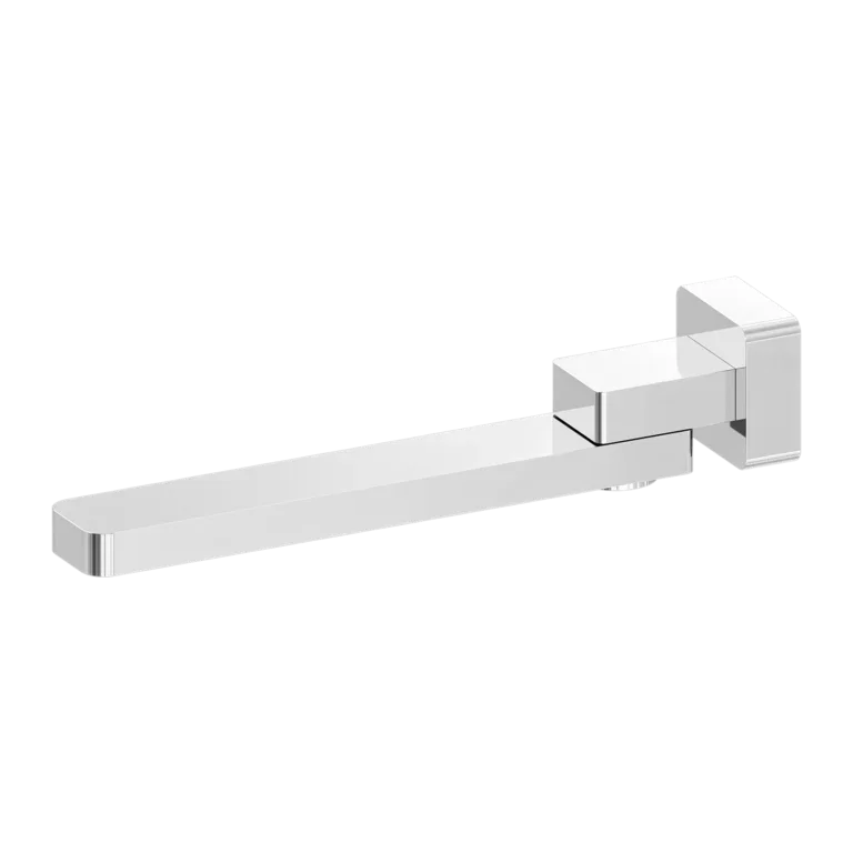 Nero BS03 Celia Square Bath Wall Swivel Spout - Various Colours