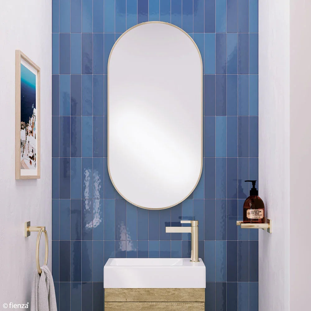 Pill Shape Mirror with Frame - Various Colours & Sizes