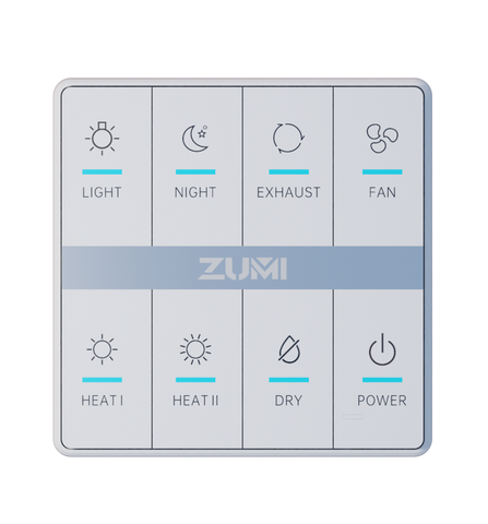 Exhaust Fan/Light/Heater 3-in-1 Bathroom Heater (Enhance Performance) with Air heating