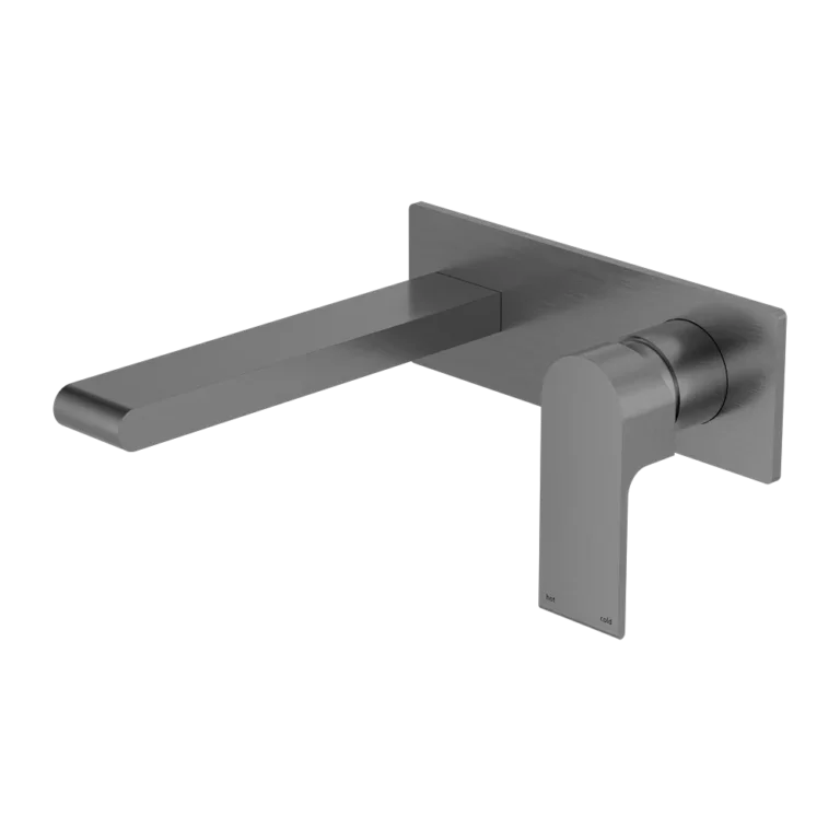 Nero Tapware WBM27 Bianca Wall Basin/Bath Mixer Set with 187mm Reach Spout - Various Colours