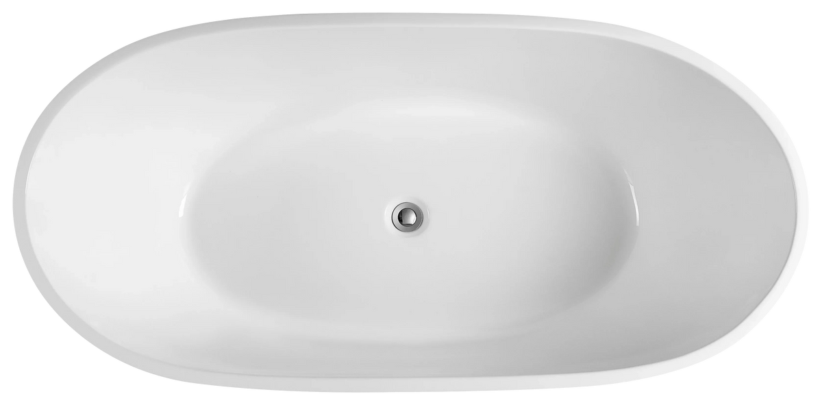 Oval Freestanding Bath 1400 / 1500 / 1600 / 1700 mm - Matte White
