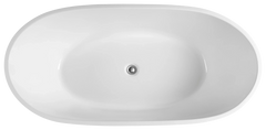 Oval Freestanding Bath 1400 / 1500 / 1600 / 1700 mm - Matte White