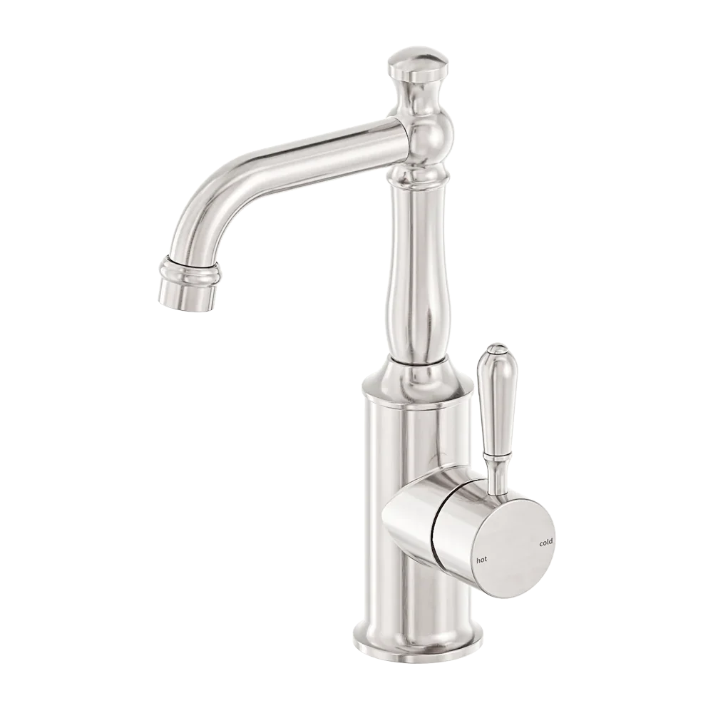 Nero Tapware BM33 York Basin Mixer with Metal/Porcelain Lever - Various Colours