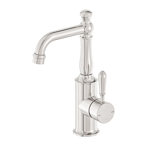Nero Tapware BM33 York Basin Mixer with Metal/Porcelain Lever - Various Colours