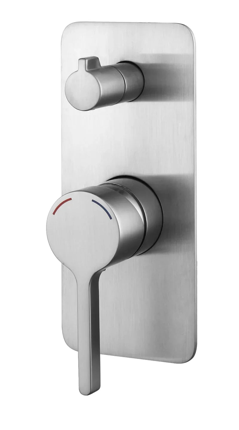 SMD19 Solid Pin Handle Shower / Bath Mixer with Diverter - Various Colours
