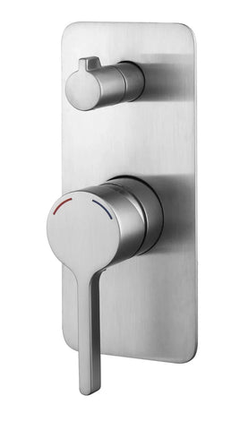 SMD19 Solid Pin Handle Shower / Bath Mixer with Diverter - Various Colours