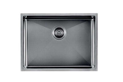 Single Bowl Drop in/Undermount Kitchen Sink  600x450mm - Various Colours