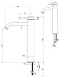 TBM16 Heritage Tall Basin Mixer - Various Colours