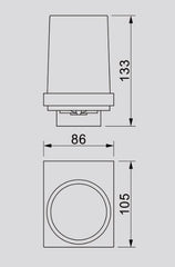 Chrome Soap Dispense (TP29032) - Stock Clearance